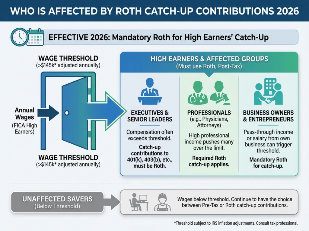 Roth catch-up contributions 2026