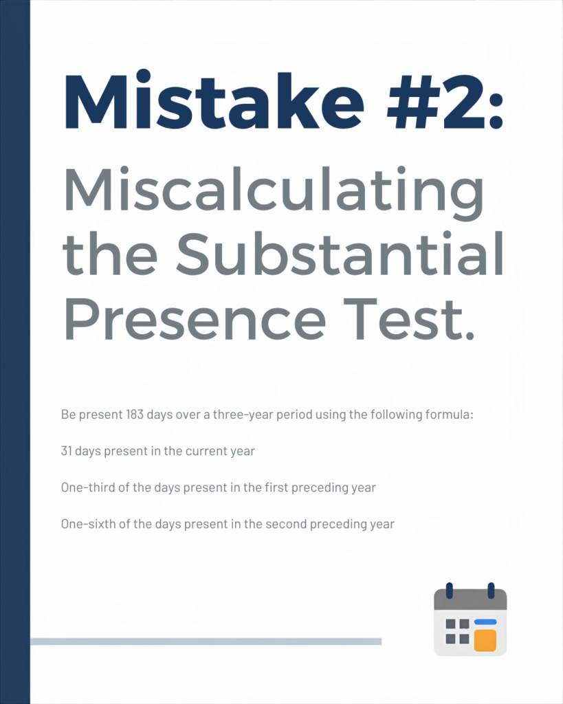 tax residency mistakes
