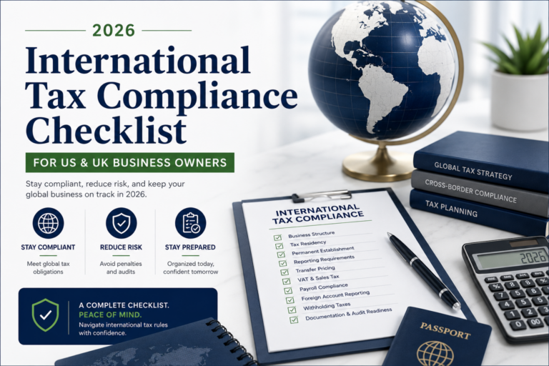The Ultimate 2026 International Tax Compliance Checklist for US & UK Business Owners